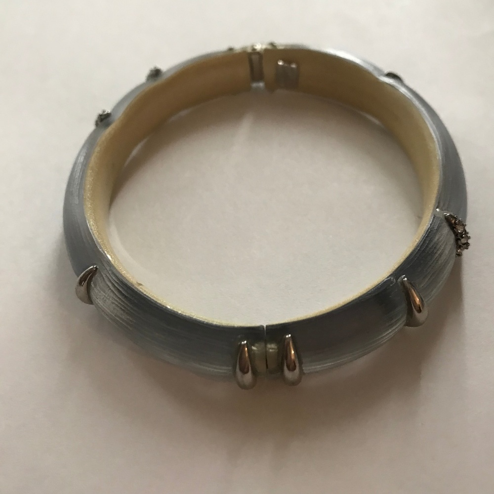 ALEXIS BITTAR FROSTED PURPLE/BLUE LUCITE BRACELET
